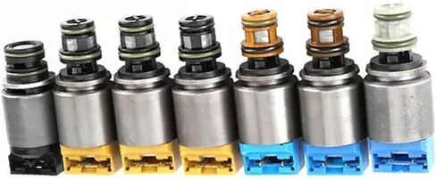 OEM ZF 6HP19 6HP26 الملف اللولبي عدة صمام الملف اللولبي ناقل الحركة 7 قطعة/المجموعة 1068298044 متوافق مع BMW 128i X5 X4 ومتوافق مع أودي S4-S8 A4 in Kuwait
