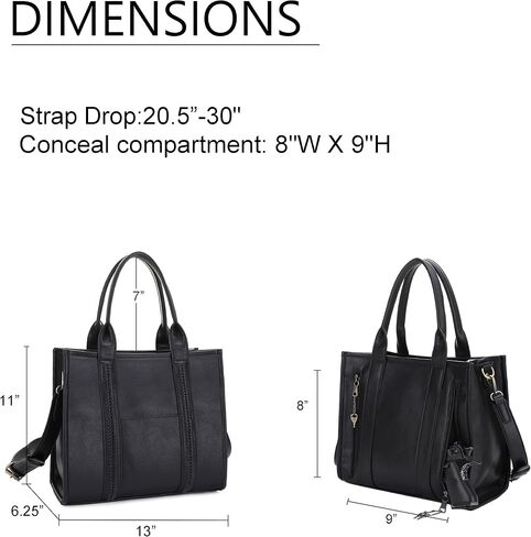 JESSIE & JAMES Kathy Tote Bag With Hidden Pocket and Removable Shoulder Strap in Saudi Arabia