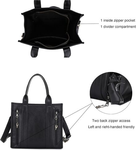 JESSIE & JAMES Kathy Tote Bag With Hidden Pocket and Removable Shoulder Strap in Saudi Arabia