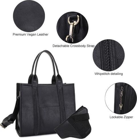 JESSIE & JAMES Kathy Tote Bag With Hidden Pocket and Removable Shoulder Strap in Saudi Arabia