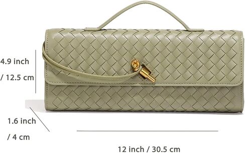 Handwoven Women's Clutch Purse, Crossbody Bag with Adjustable Strap for Evening & Casual Use in Saudi Arabia