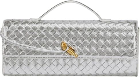 Handwoven Women's Clutch Purse, Crossbody Bag with Adjustable Strap for Evening & Casual Use in Saudi Arabia