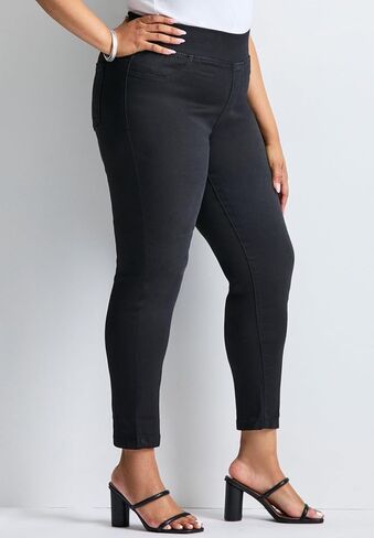 Women's Plus Size Petite Butter Denim Pull-On High Rise Jean in Saudi Arabia