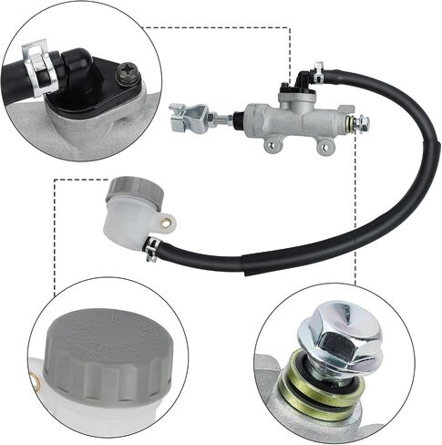 M MATI خرطوم الفرامل الخلفية الفرجار الرئيسي لهوندا TRX450R TRX450ER 2004-2014 43150-HP1-006 43510-HP1-305 43510-HP1-016 43510-HP1-006 43310-HP1-602 43310-HP1-505 43310-HP1-004 in Saudi Arabia