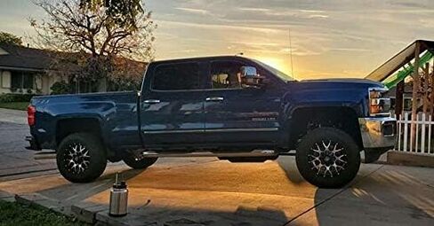عجلة Mayhem Warrior 8015 سوداء ذات وجه آلي (17x9 بوصة/12x139.7 ملم) in Saudi Arabia