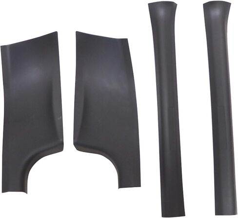 GXARTS Door Sill Protectors Front+Rear Carbon Fiber Scuff Plate Guards Fit For Tesla Model Y 2019-2024 5-Seater, Not fit 7 Seater,Kick Protection, Edge Guards in Saudi Arabia