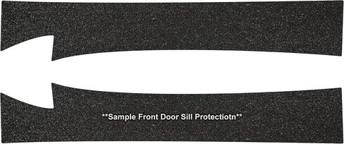Custom Fit Door Sill Entry Protector for 2019-2025 Chevrolet Silverado 1500 & 2020-2025 Silverado 2500 3500-4dr CrewCab - Edge Guard Anti Scratch Scuff Shield (Full Set - 4pcs) in Saudi Arabia