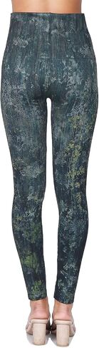 M. Rena Women's Gorgeous Fall Tummy Control Hight Waisted Printed Leggings. One Size in Kuwait