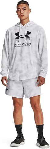 Under Armour UA Rival Terry Novelty Hoodie - 1377185-001 - Black/Jet Gray/Onyx White - XL in Saudi Arabia