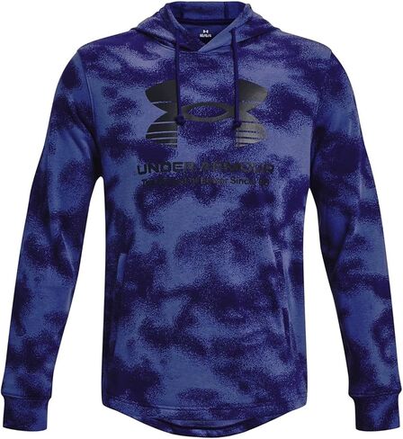 Under Armour UA Rival Terry Novelty Hoodie - 1377185-001 - Black/Jet Gray/Onyx White - XL in Kuwait