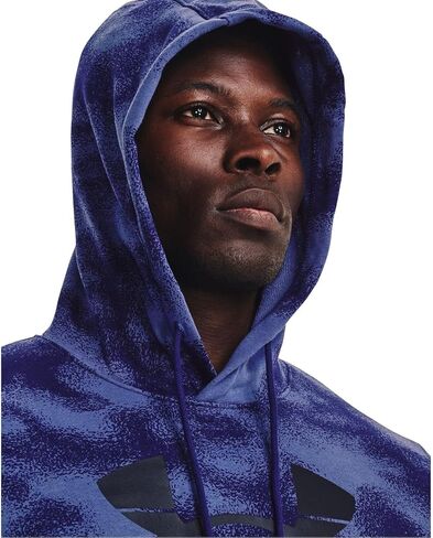 Under Armour UA Rival Terry Novelty Hoodie - 1377185-001 - Black/Jet Gray/Onyx White - XL in Kuwait