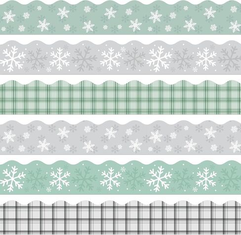 BeYumi Watercolor Stationery Border Trim - 96Pcs Watercolor Back to School Bulletin Board Borders Crayon Pencil Stationery Apple School Bus Preschool Kindergarten Elementary Home Chalkboard Decoration in Saudi Arabia