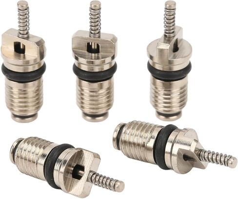 High Pressure Valve Core, 50pcs Valve Air Conditioning Valve Core Automotive A/C Valve Stem Cores Brass Valve Cores Refrigeration Tire Valve Stem Cores for R134 Series in Saudi Arabia