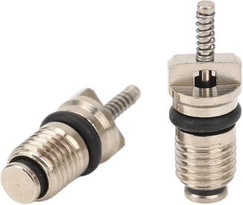 High Pressure Valve Core, 50pcs Valve Air Conditioning Valve Core Automotive A/C Valve Stem Cores Brass Valve Cores Refrigeration Tire Valve Stem Cores for R134 Series in Saudi Arabia