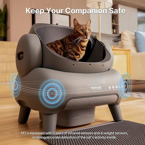 Neakasa Replaced Waste Bags-2 Rolls, Cat Litter Waste Receptacles Bags for M1 Open-Top Self-Cleaning Cat Litter Box in Saudi Arabia