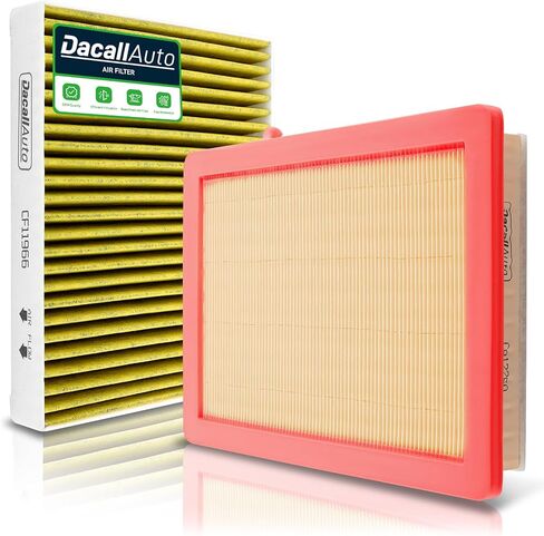 Activated Carbon Cabin & Engine Air Filter Set fit for Chevy Equinox L4-1.5L/1.6L/2.0L (2018-2026), for GMC Terrain L4-1.5L/1.6L/2.0L (2018-2024), Replace Part NO. CF11966 CA12260 in Saudi Arabia