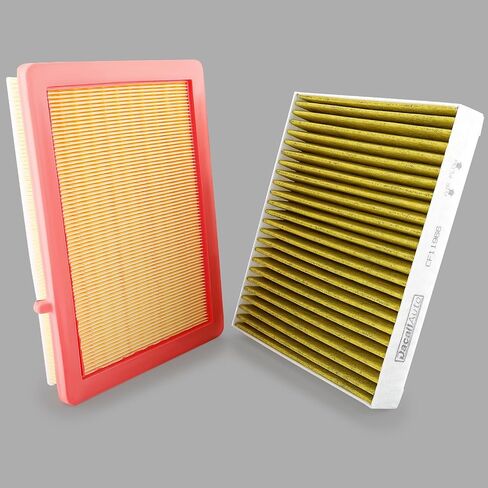 Activated Carbon Cabin & Engine Air Filter Set fit for Chevy Equinox L4-1.5L/1.6L/2.0L (2018-2026), for GMC Terrain L4-1.5L/1.6L/2.0L (2018-2024), Replace Part NO. CF11966 CA12260 in Saudi Arabia