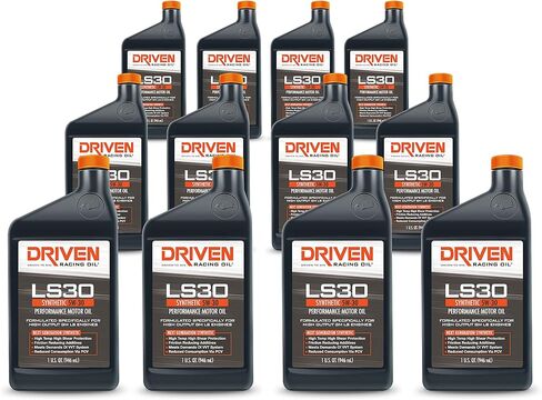 Driven Racing Oil LS30 High Zinc Synthetic 5W-30 Motor Oil (12 Quart Case) in Saudi Arabia