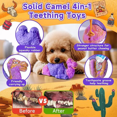 Dog Toys, Interactive Dog Treat Toy Indestructible Dispensing Dog Chew Toy for Aggressive Chewers, Fillable Freezable Treats Slow Feeder, Durable Rubber Puzzle Hallowe Toys Ball Keep Them Busy in Kuwait