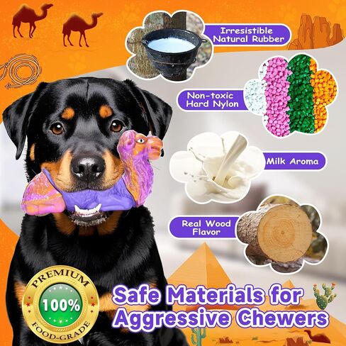 Dog Toys, Interactive Dog Treat Toy Indestructible Dispensing Dog Chew Toy for Aggressive Chewers, Fillable Freezable Treats Slow Feeder, Durable Rubber Puzzle Hallowe Toys Ball Keep Them Busy in Kuwait