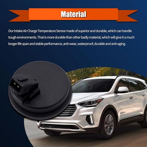 جهاز استشعار سرعة العجلة Hisport ABS 58980F9000 للسائق الخلفي وجانب الراكب - متوافق مع Hyundai Accent 2019-2021 Kia Rio 2019-2020 in Saudi Arabia