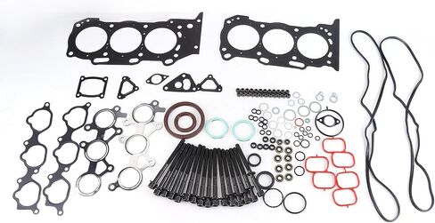 HS26321PT Engine Cylinder Head Gasket Set w/Bolts Compatible for 2005-2015 Ca*mry Sienna Lexus ES350 3.5L 2GRFE ES72249 8614915105 2ZR-FXE Cylinder Engine Full Head Gasket Set in Saudi Arabia