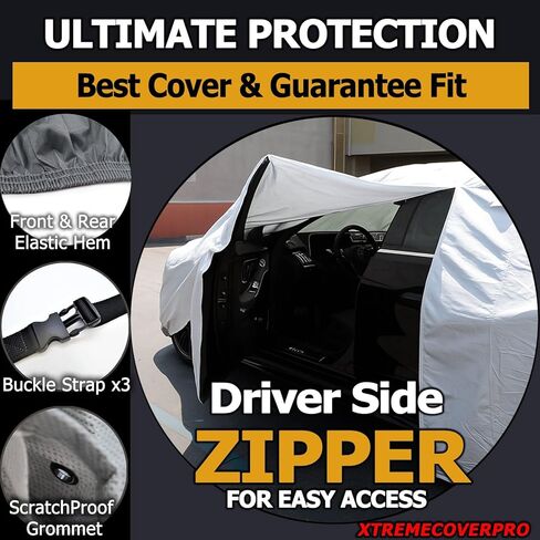 Car Cover fits 2000 2001 2002 2003 2004 2005 Ford Excursion XTREMECOVERPRO Diamond Series Grey in Saudi Arabia
