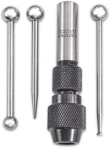 Starrett Wiggler or Center Finder - Complete with Case, Ball Contact 828B, Disc Contact 828C, Offset Indicator Holder 828D and PT09186 Attachments - S828HZ in Saudi Arabia
