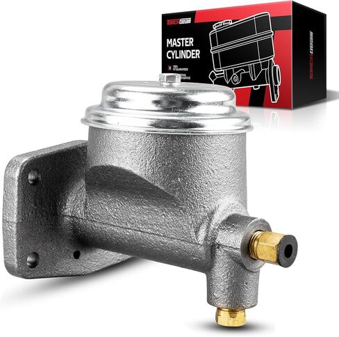 Torchbeam Brake Master Cylinder with Reservoir, Direct Fit Replacement for Chrysler Imperial 1963-1966, DOT Approved, Iron Alloy, Includes Mounting Hardware in Saudi Arabia