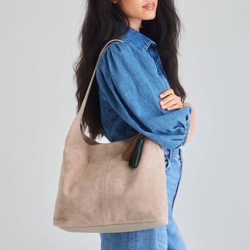 The Sak Huntley Hobo Bag - Premium Leather Women's Purse for Everyday & Travel - Large Handbag with Shoulder Bag Straps in Saudi Arabia