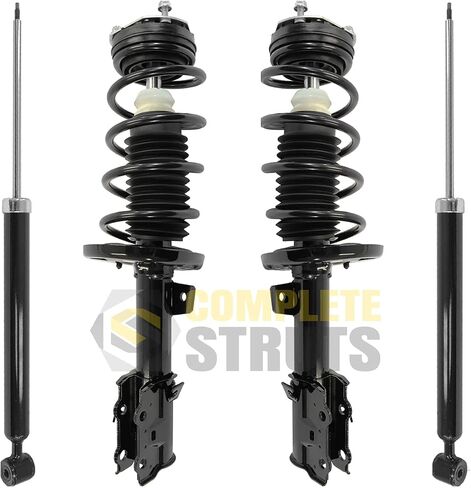 COMPLETESTRUTS - مجموعات دعامة أمامية كاملة مع نوابض لولبية وممتصات صدمات خلفية بديلة لسيارة Ford Fiesta 2014-2019 - مجموعة من 4 قطع in Saudi Arabia