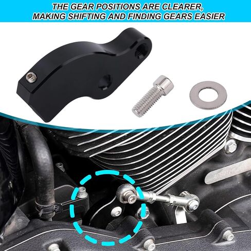 Motorcycle Neutral Shift Assist Kit, Aluminum Alloy Easy Neutral Shift Assistant Gear Effortless Accessories in Saudi Arabia