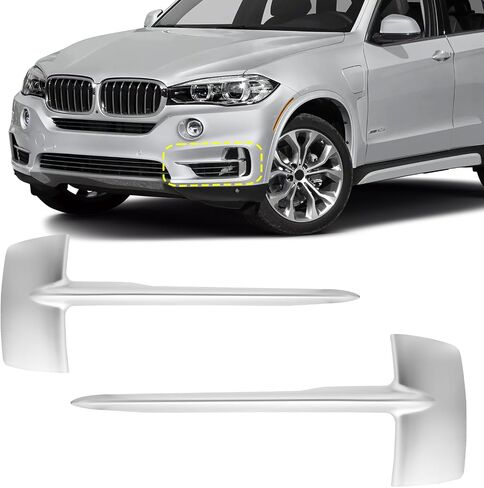 TOPUS for BMW X5 F15 Front Bumper Grille Trim Molding 2014 2015 2016 2017 2018 Lower Bumper Face Bar Grill Cover Pair Left Driver & Right Passenger 51117303113 51117303114 in Saudi Arabia
