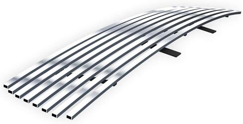 APS Compatible with Saturn Vue 2006-2007 Lower Bumper Stainless Steel Black 8x6 Horizontal Billet Front Grill Grille Insert S87613J in Saudi Arabia