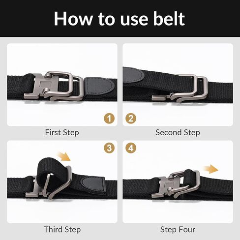 JASGOOD 2 Pack Canvas Web Belts Double D Ring Buckle for Men Fabric Cloth Casual Belt for Jeans Pants 1 1/2" Wide in Saudi Arabia