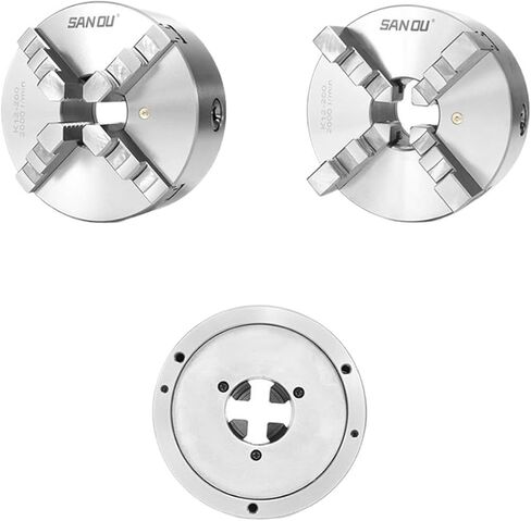 SANOU K12 4Jaw 125mm Chuck Self-centering manual chuck for engraving milling machine in Kuwait