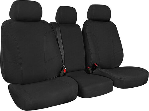 SAPUBK Custom-Fit Front Seat Covers Replace for 2011-2014 Ford F150-F550 40/20/40 Split Seat with Opening Center Console, Premium Neoprene with Composite Soft Foam Lining Breathable Seat Cover in Saudi Arabia