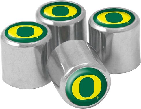 NCAA Oregon Ducks Metal Tire Valve Stem Caps, 4-Pack in Saudi Arabia
