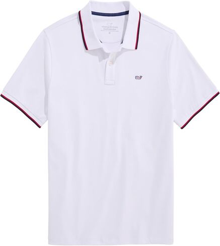 vineyard vines Men's Tipped Edgartown Pique Polo in Saudi Arabia