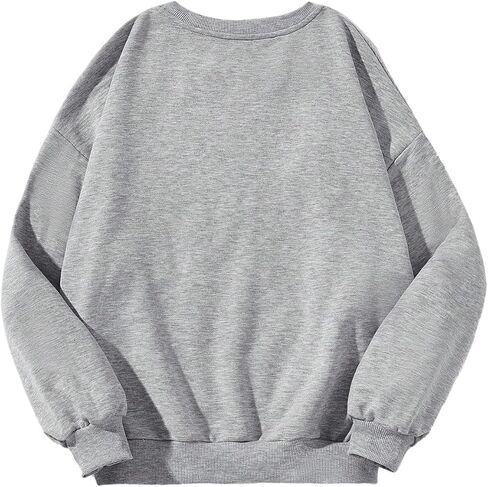 Floerns Women's Graphic Long Sleeve Sweatshirts Crew Neck Animal Oversized Pullover Tops in Saudi Arabia