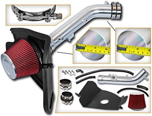 Cold Air Intake System with Heat Shield Kit + Filter Combo RED Compatible For 99-04 Toyota Tacoma / 99-02 Toyota 4Runner 3.4L V6 in Saudi Arabia