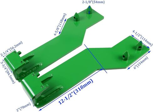 KUAFU Tractor Loader Quick Tach Mounting Bracket Compatible with John Deere in Saudi Arabia