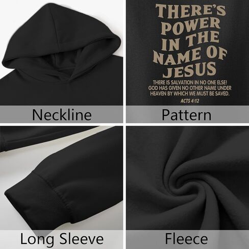 Christian Jesus Saves Hoodies for Men Inspirational Religious Faith Sweatshirts Vintage Bible Verse Graphic Pullovers in Saudi Arabia