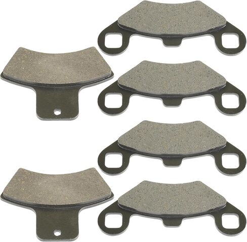 Caltric Front Rear Brake Pads Compatible with Polaris Sportsman 500 4X4 Ebs 1998 1999 00 01 2002 Front Rear Brakes in Saudi Arabia