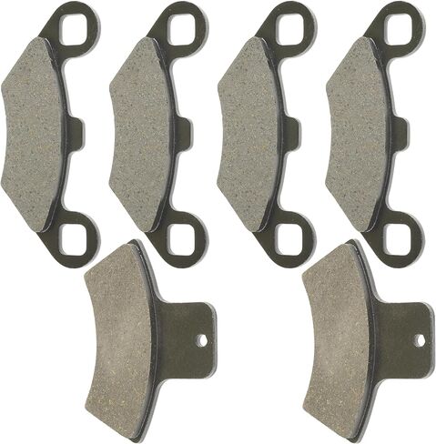 Caltric Front Rear Brake Pads Compatible with Polaris Sportsman 500 4X4 Ebs 1998 1999 00 01 2002 Front Rear Brakes in Saudi Arabia