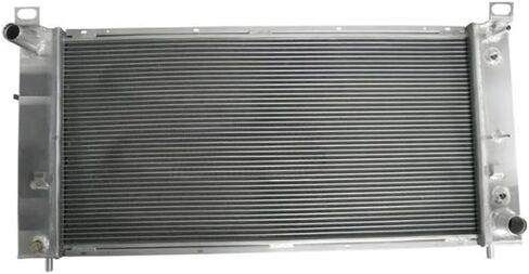 Aluminum Radiator Fan Cooling, Compatible For Chevy Silverado Suburban Tahoe Yukon 4.8 5.3 V8 1999-2006 in Saudi Arabia