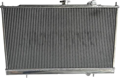 2 Rows Aluminum Radiator, Compatible For Mitsubishi Lancer Evolution EVO 4 5 6 MANUAL MT 1996-2001 in Saudi Arabia