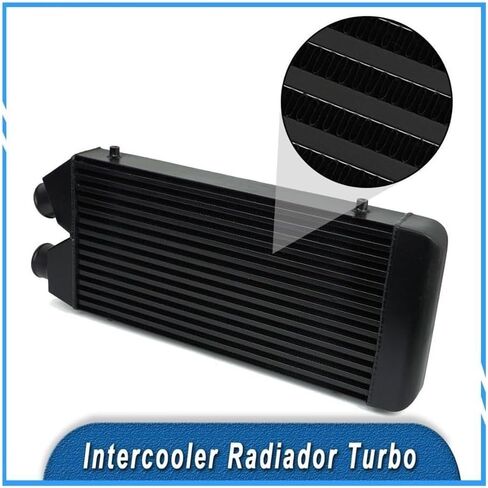 Intercooler Car Turbo Radiator One Side Aluminum Bar Plate Structure Cold Air Intake Radiator Outlet in Saudi Arabia