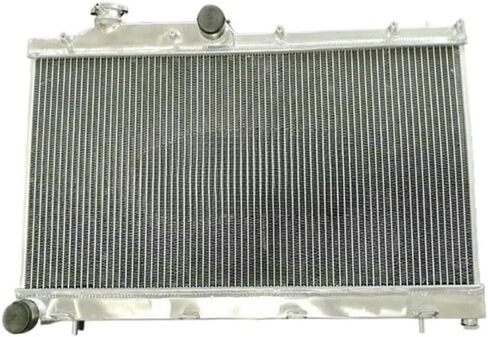 2Rows Aluminum Radiator, Compatible For Subaru Impreza GRB SharkEye WRX STI 2.5L Turbo EJ255 EJ257 H4 Engine GR GH 2008-2014 in Saudi Arabia