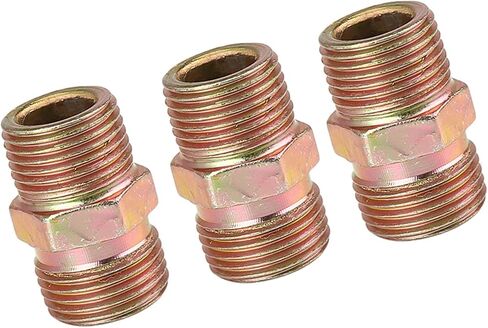 3 قطعة 3/8 "NPT إلى M18 x 1.5 مللي متر ذكر مستقيم خرطوم الهواء المناسب موصل محول استبدال قطع غيار السيارات in Saudi Arabia